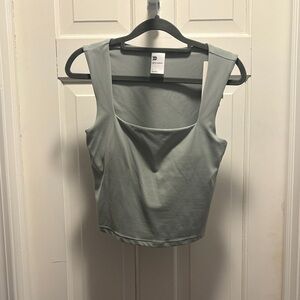 All in Motion Women's Crop Top in Light Gray